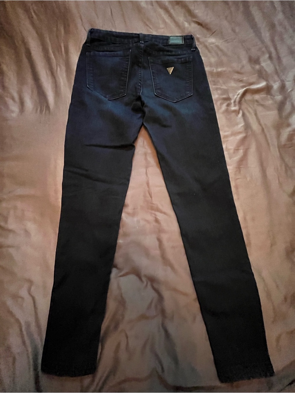 Guess Dark Navy Washed Skinny Jeans - Picture 4 of 16